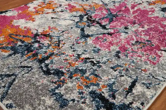 Contemporary Abstract Transitional Oriental Rug 3x5