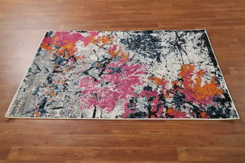 Contemporary Abstract Transitional Oriental Rug 3x5