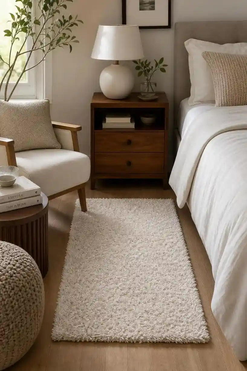 Contemporary Shaggy Oriental Rug 2x4