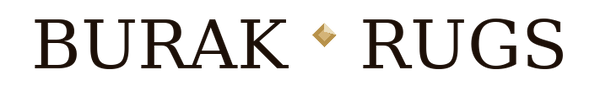 Burak Rugs logo on a white background